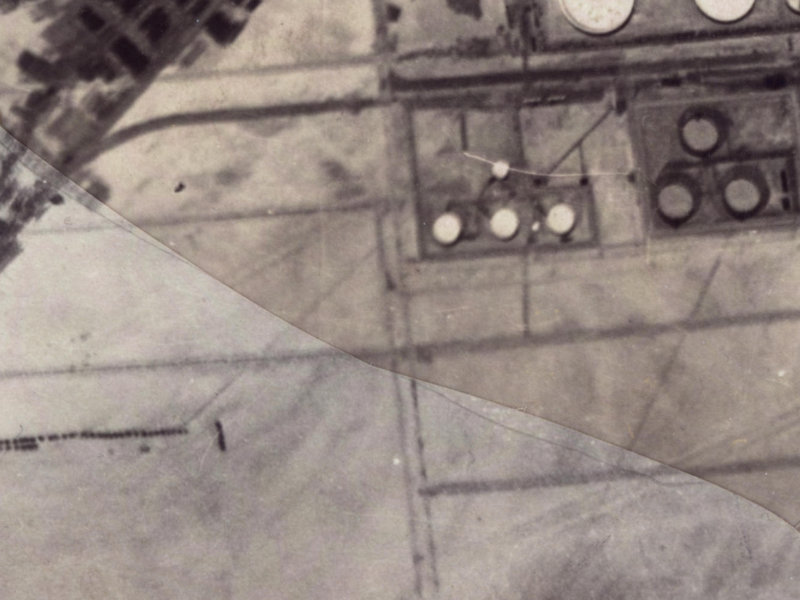 53–57 Godley Quay from the air, 1925-1929