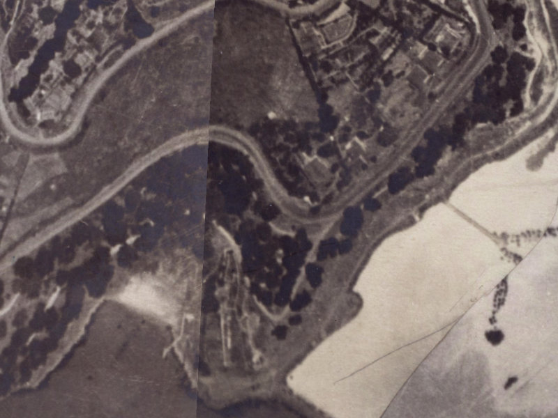 33 Park Terrace from the air, 1925-1929