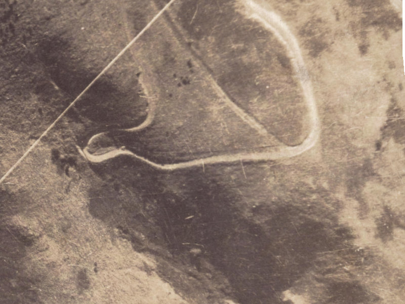 Dyers Pass Road from the air, 1925-1929