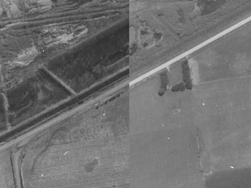 93–171 Coutts Island Road from the air, 1940-1944