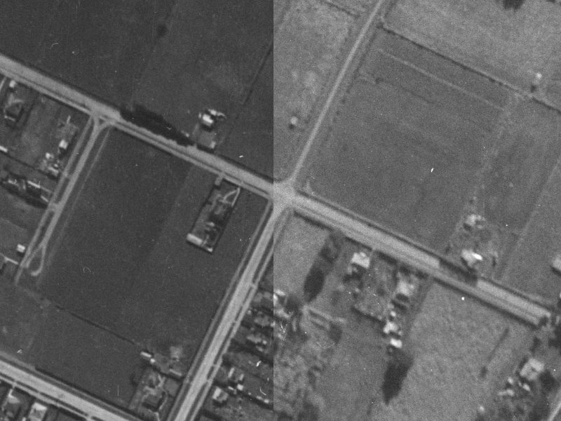 46 Tyrone Street from the air, 1940-1944