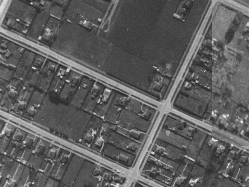 24 Richill Street from the air, 1940-1944