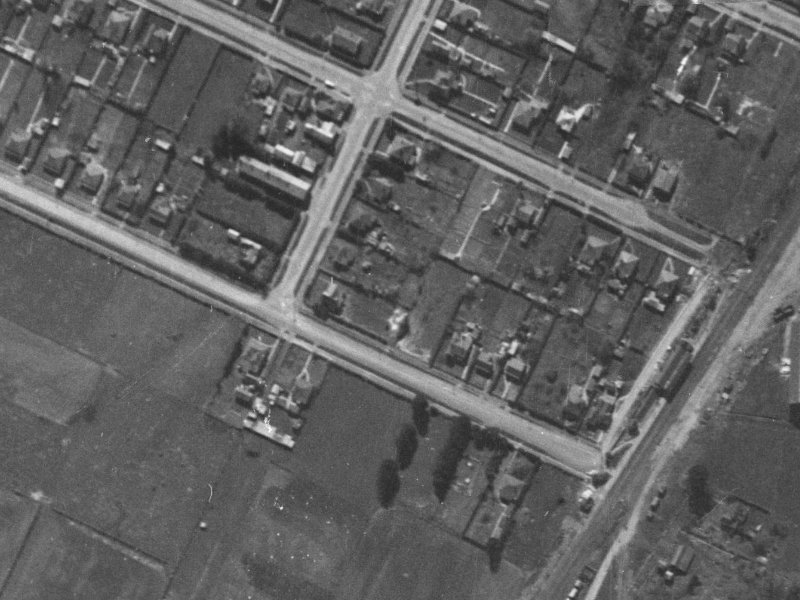 39 Donegal Street from the air, 1940-1944