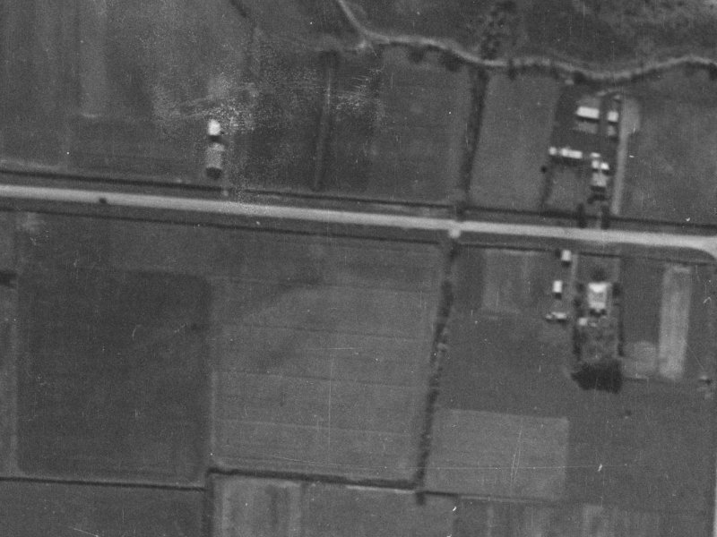 155 Styx Mill Road from the air, 1940-1944