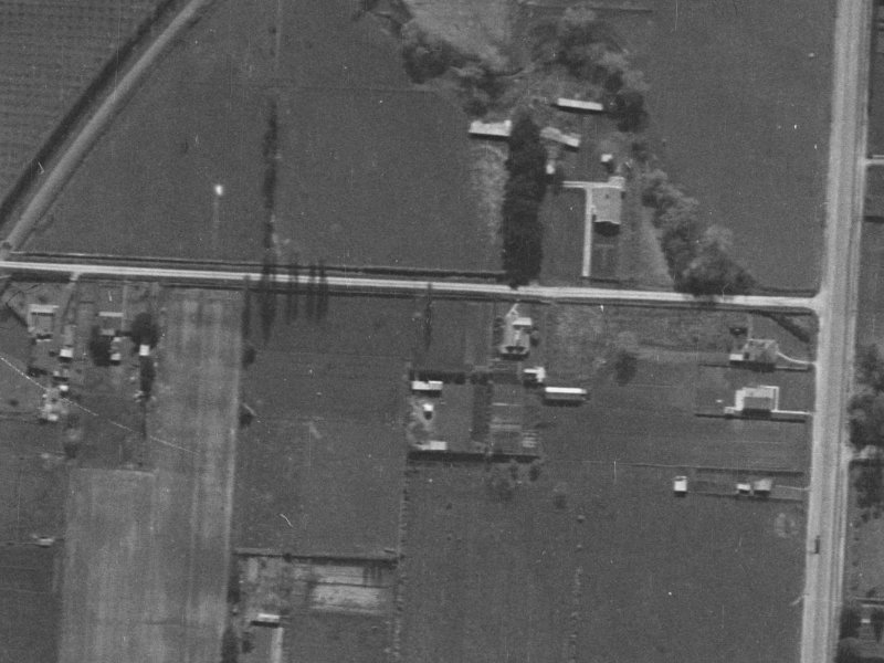 23A Barnes Road from the air, 1940-1944