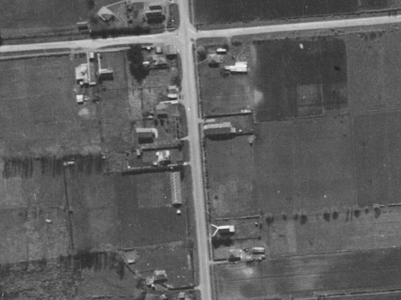 421 Marshland Road from the air, 1940-1944
