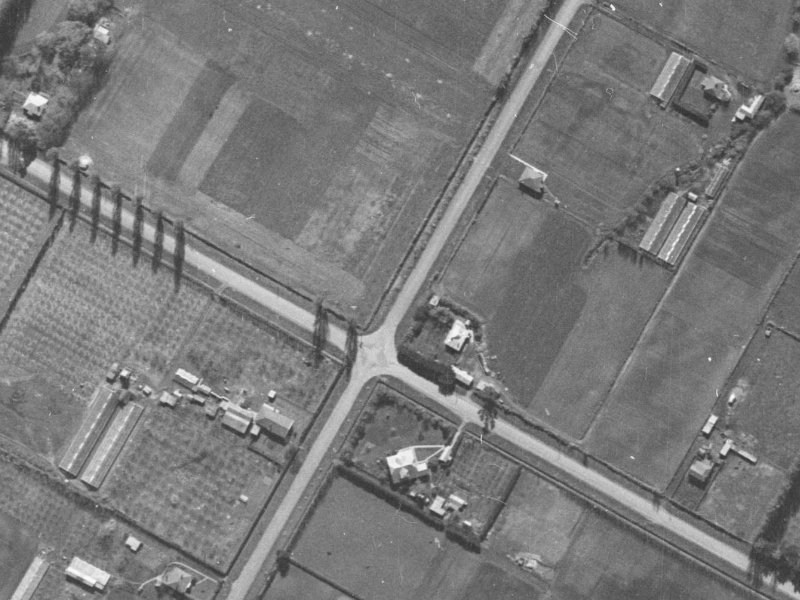 105 Gardiners Road from the air, 1940-1944