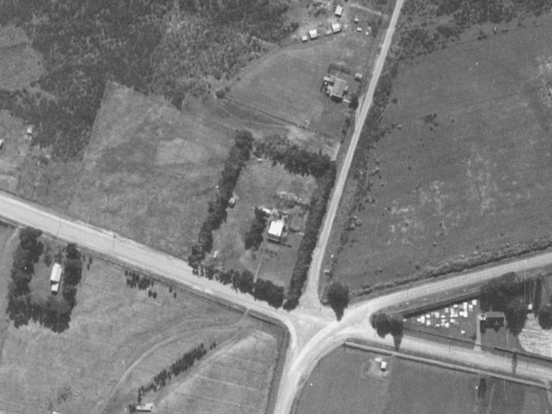 800 Harewood Road from the air, 1940-1944