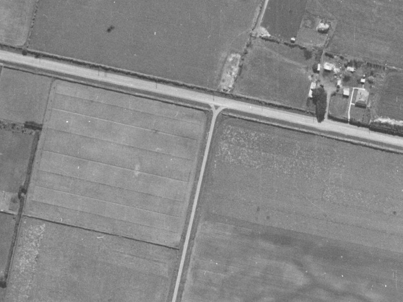 93–97 Stanleys Road from the air, 1940-1944