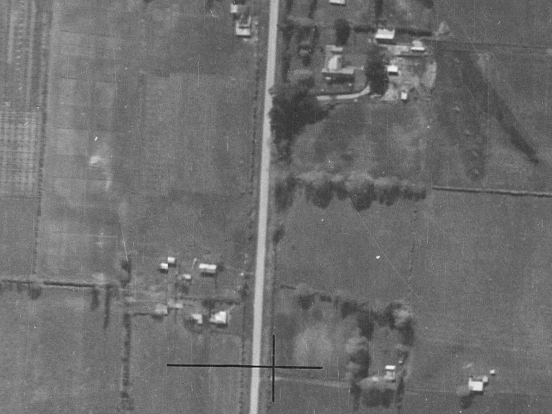 104-114 Grimseys Road from the air, 1940-1944