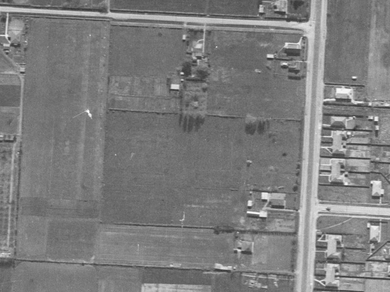 50A Lambeth Crescent from the air, 1940-1944