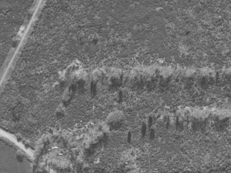 87 Cottonwood Street from the air, 1940-1944