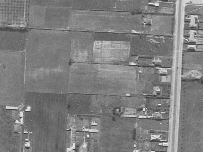 Lambeth Crescent from the air, 1940-1944