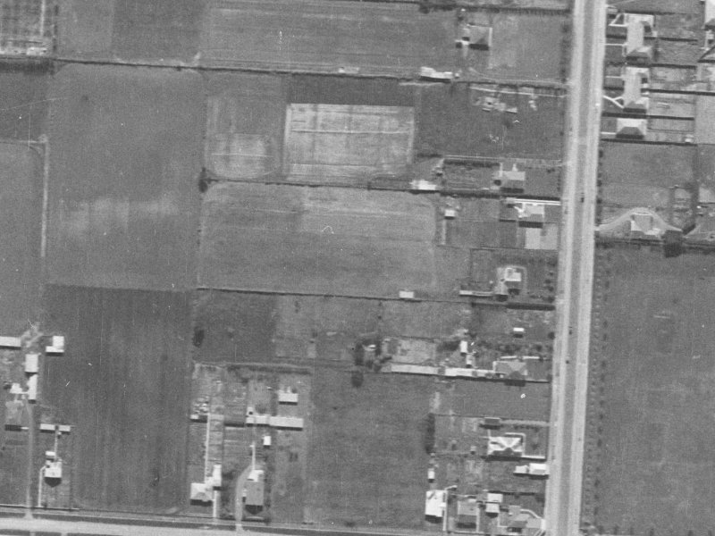 13 Lambeth Crescent from the air, 1940-1944