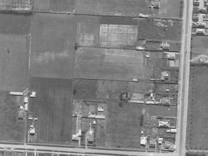 12 Lambeth Crescent from the air, 1940-1944