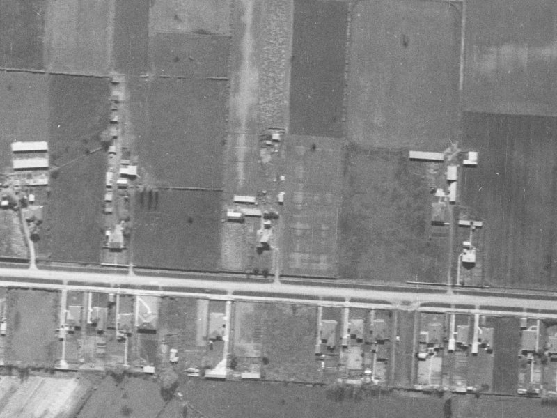 58A Northcote Road from the air, 1940-1944