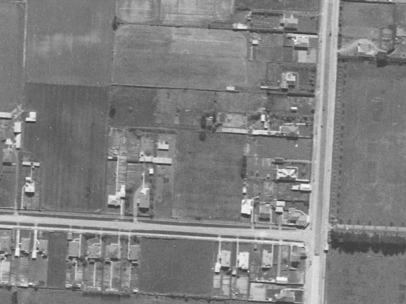 16 Northcote Road from the air, 1940-1944