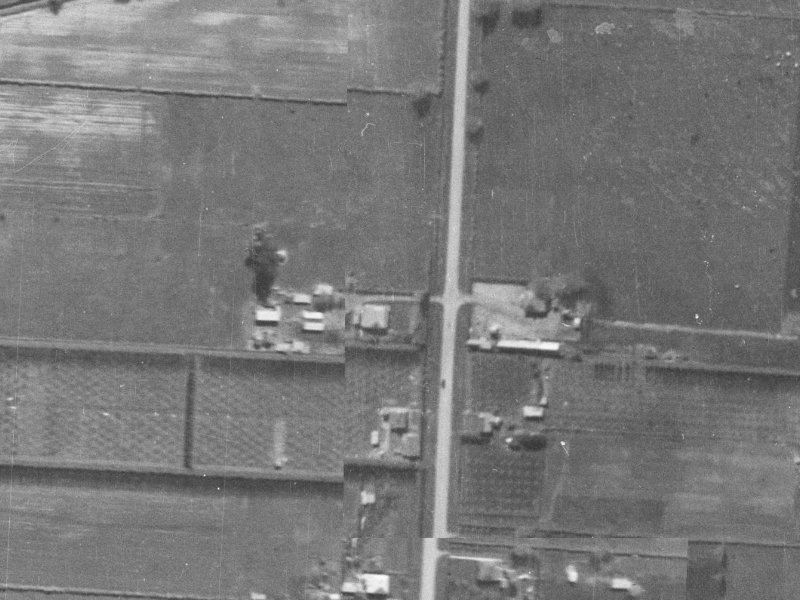 43 Grimseys Road from the air, 1940-1944
