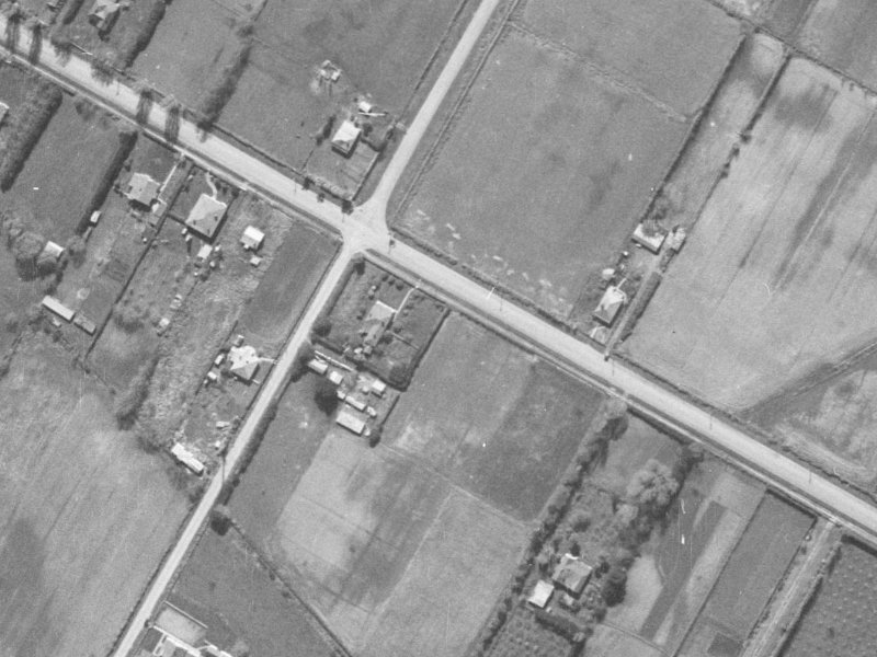 393A Harewood Road from the air, 1940-1944