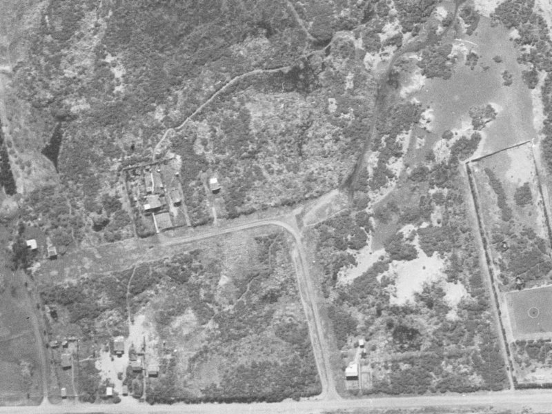 17 Larnach Street from the air, 1940-1944