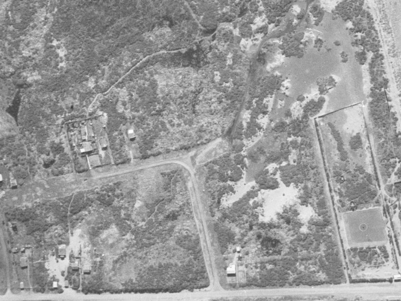 11 Larnach Street from the air, 1940-1944