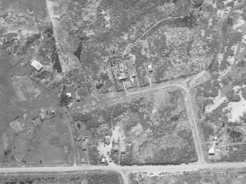 25 Larnach Street from the air, 1940-1944