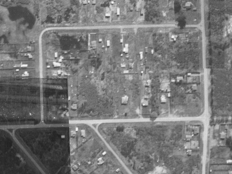 152A Beach Road from the air, 1940-1944
