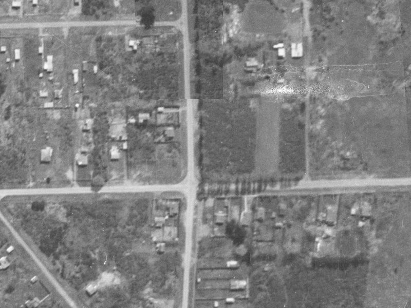 394 Bower Avenue from the air, 1940-1944
