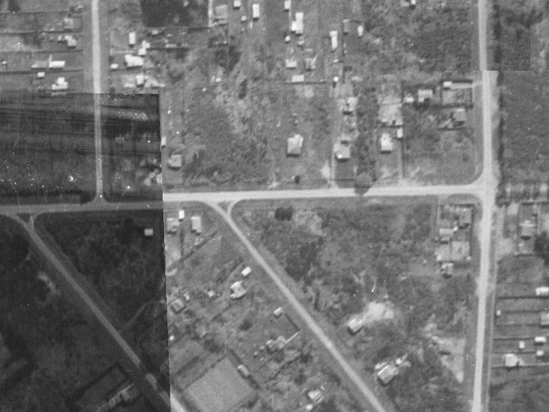 154 Beach Road from the air, 1940-1944
