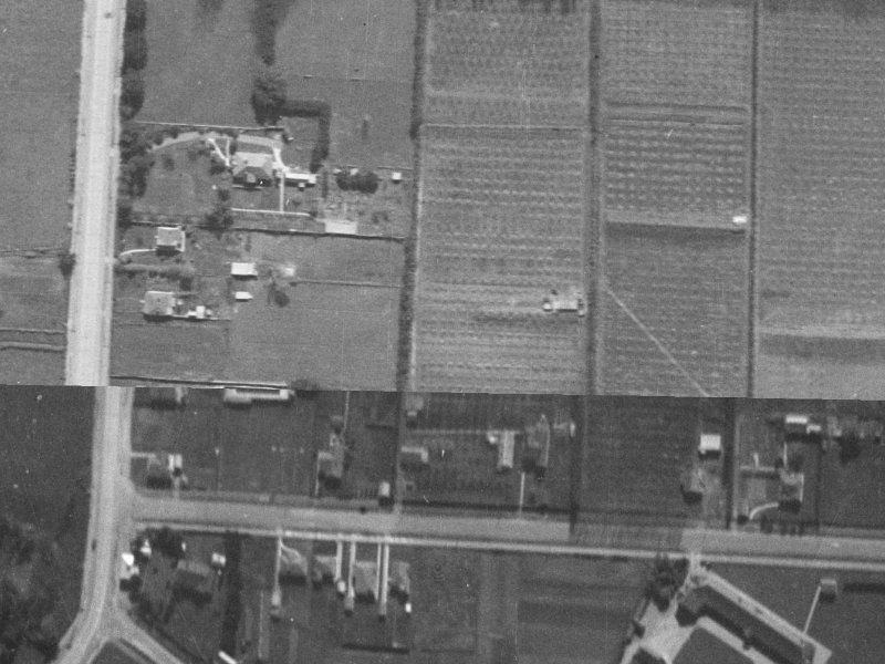 7 Ramore Place from the air, 1940-1944