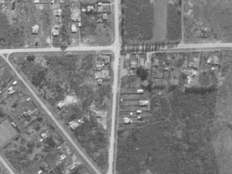 355A Bower Avenue from the air, 1940-1944