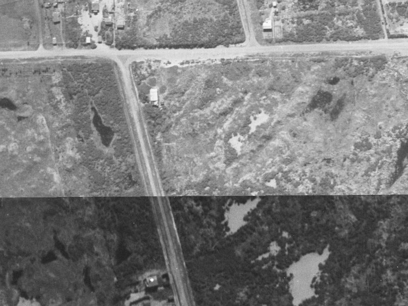 169 Bower Avenue from the air, 1940-1944