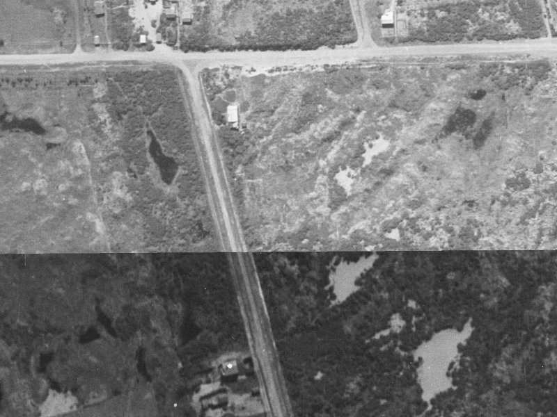 23 Britannia Street from the air, 1940-1944