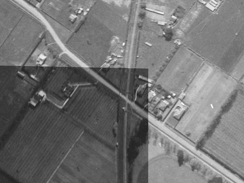 96 Sawyers Arms Road from the air, 1940-1944