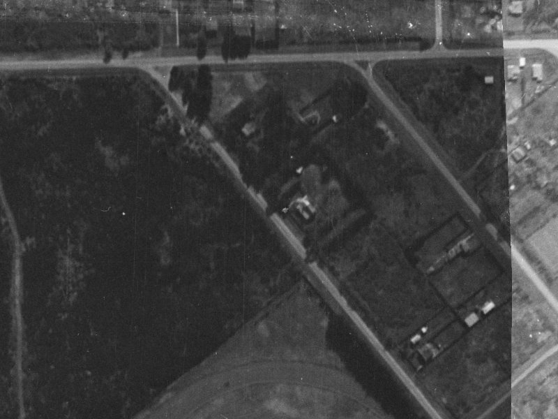 17 Ascot Avenue from the air, 1940-1944