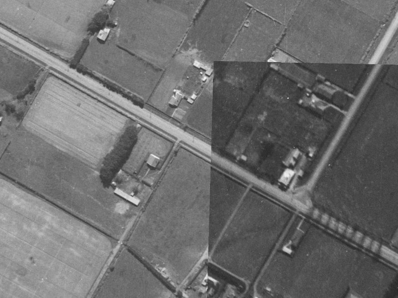 Harewood Road from the air, 1940-1944
