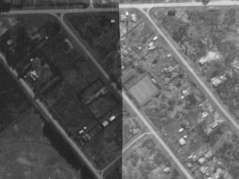 20 Flemington Street from the air, 1940-1944