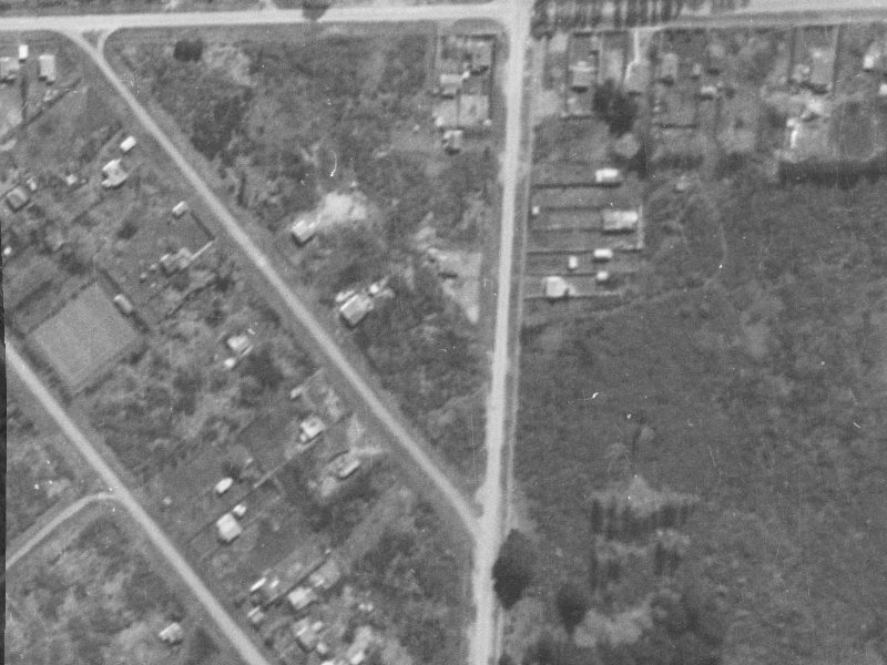 335 Bower Avenue from the air, 1940-1944