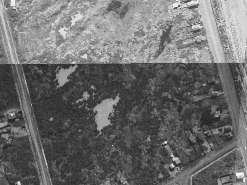 14 Pandora Street from the air, 1940-1944