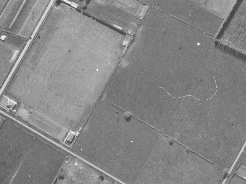 Melville Street from the air, 1940-1944