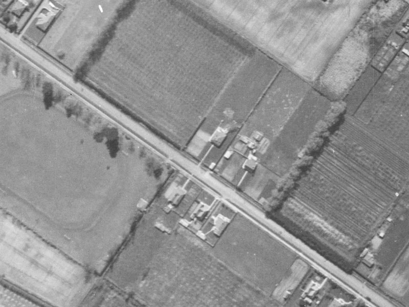 64-60 Sawyers Arms Road from the air, 1940-1944