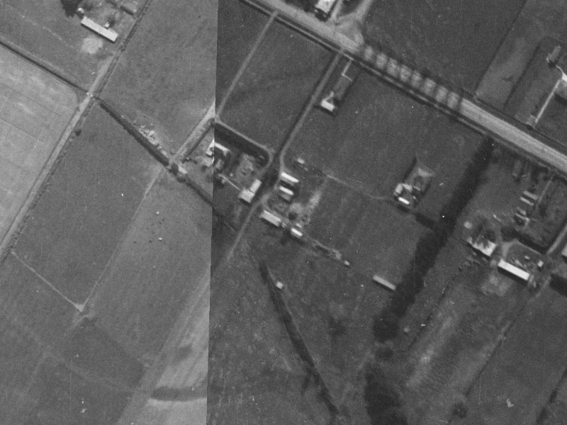 135B Farrington Avenue from the air, 1940-1944