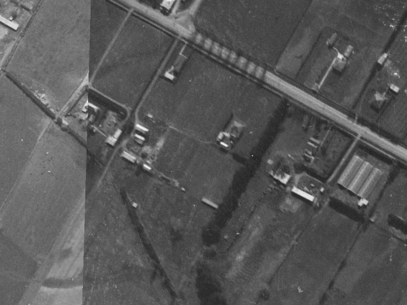 130 Farrington Avenue from the air, 1940-1944
