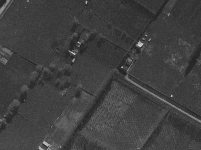 163 Langdons Road from the air, 1940-1944