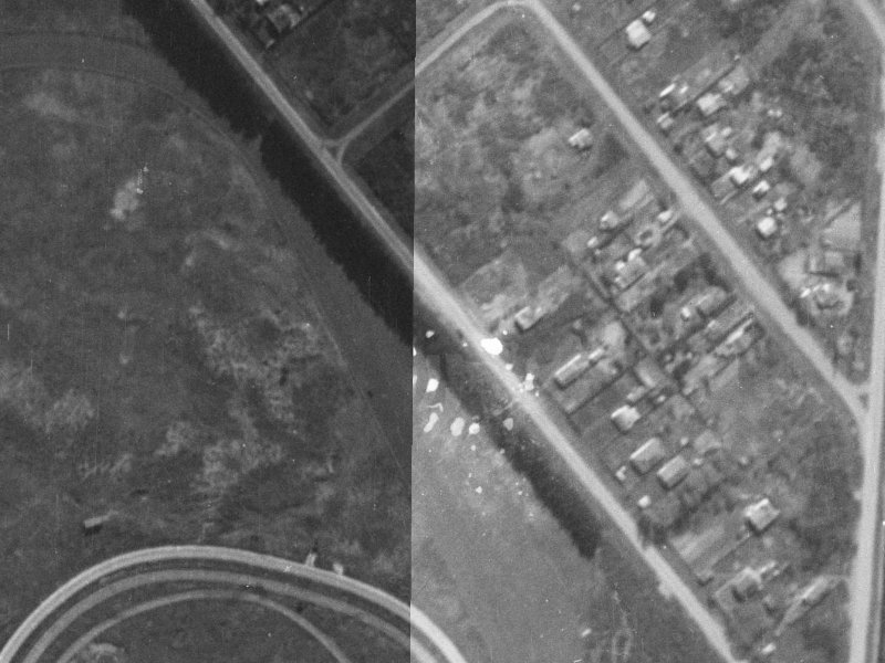 61 Ascot Avenue from the air, 1940-1944