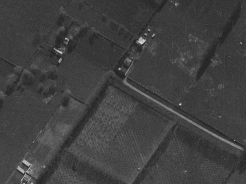 157 Langdons Road from the air, 1940-1944