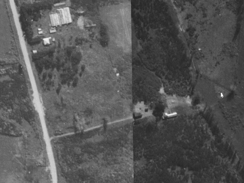 16A Clarevale Street from the air, 1940-1944