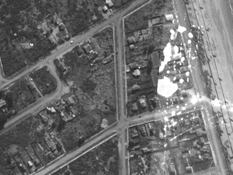 16 Jutland Street from the air, 1940-1944