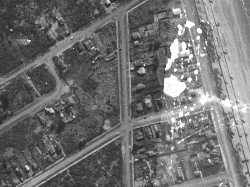 14-16 Jutland Street from the air, 1940-1944