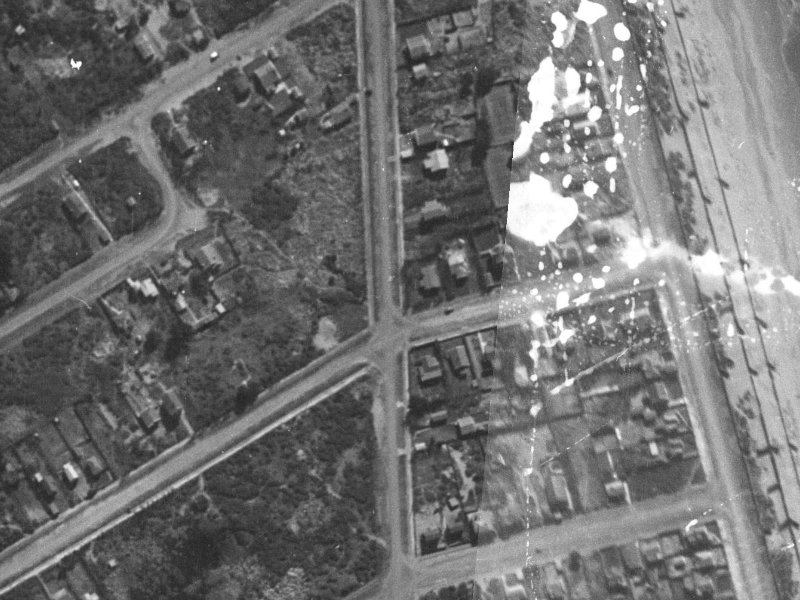 23-33 Jutland Street from the air, 1940-1944